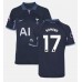 Tottenham Hotspur Cristian Romero #17 Voetbalkleding Uitshirt 2023-24 Korte Mouwen